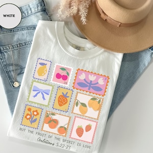 Fruit Of The Spirit Shirt Comfort Colors Faith Shirt For Christian Tee Bible Verse T Shirt For Church Religious Gift For Her Christian Gift