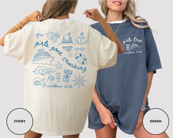 Girls Trip Shirt Comfort Colors Custom Girls Cruise Shirts For Girls Gone Cruising Shirt Matching Shirts For Girls Vacation Matching Outfit