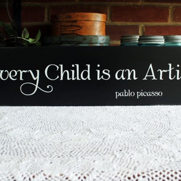 Every Child is an Artist Etsy