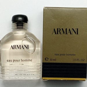 Eau de toilette vintage POUR HOMME par Armani 10 0,34
