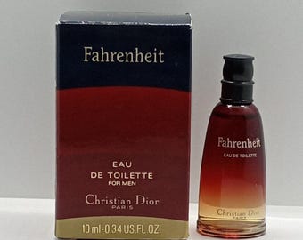 Christian Dior Fahrenheit Eau de Toilette Edt 100ml 3.4 Fl