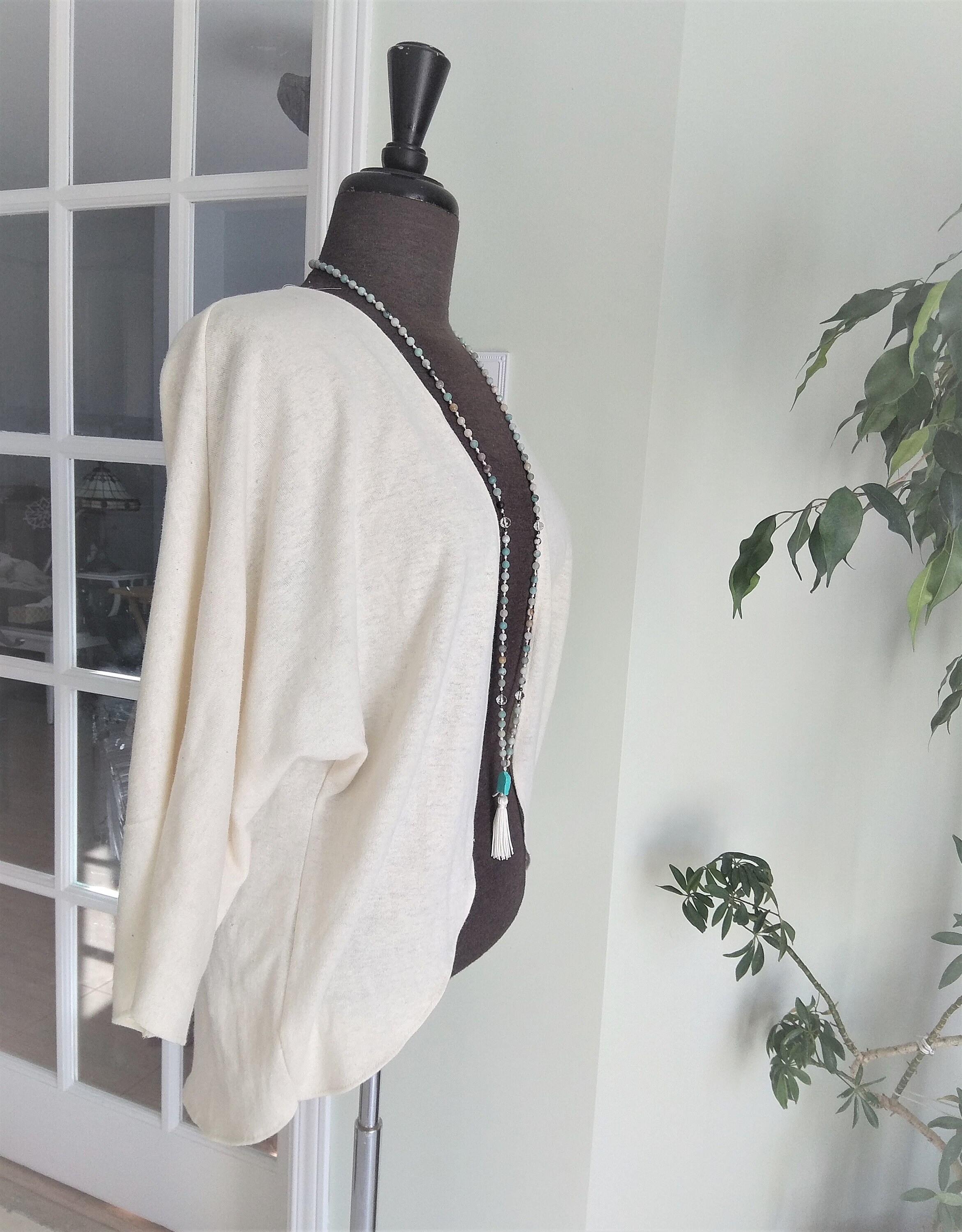 The White Lotus Hooded Hemp Kimono