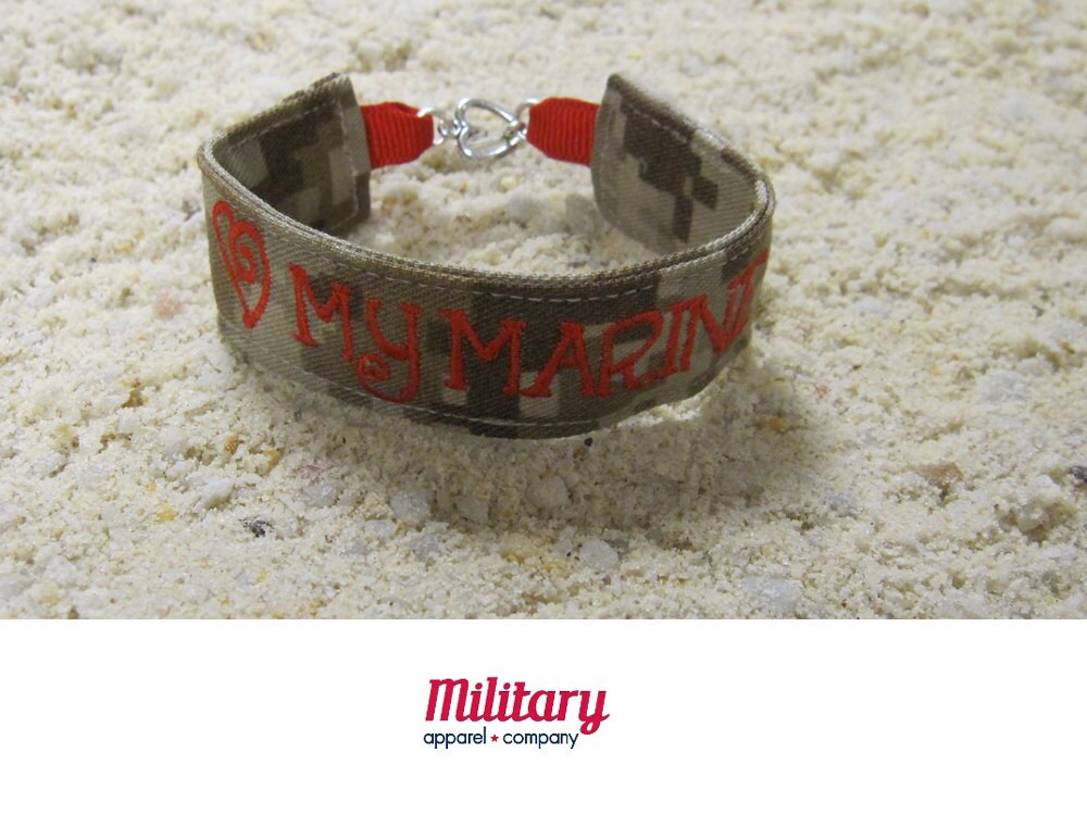 USMarines Name Tape Militär Marine Corps Camo Armband Etsy