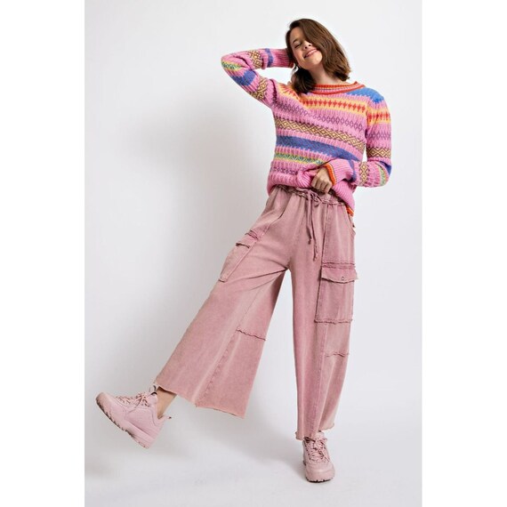 パンツ 00s NICOLE herringbone cargo flare pants Trendy Girl Wide-Leg Cargo Twill Pants | Windsor