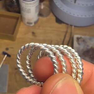 Handmade Sterling Silver Tensor Ring