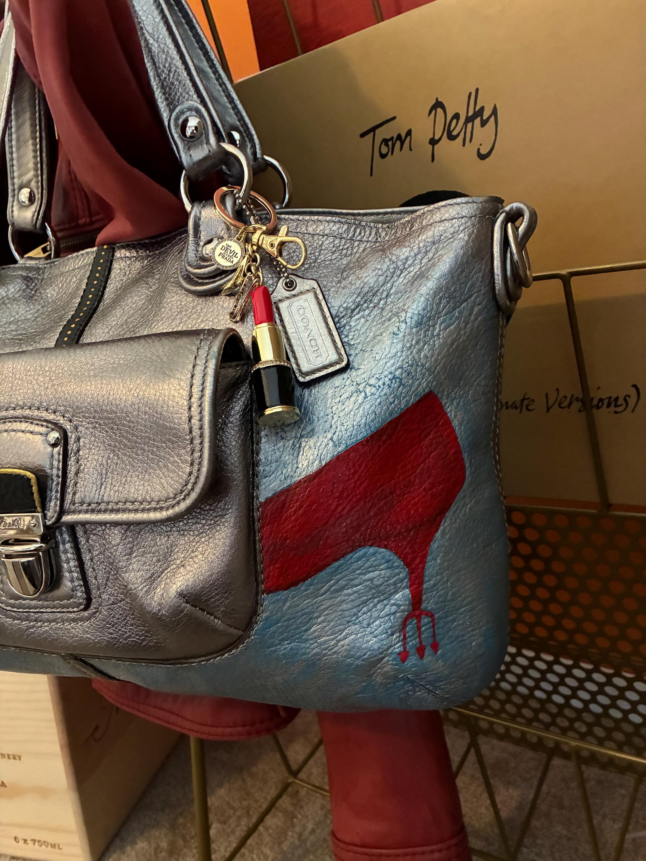 Prada Vintage Leather Bag - Etsy