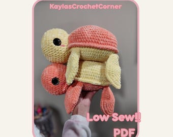 Low-Sew Tammy die Schildkröte-Häkelanleitung-PDF-Datei