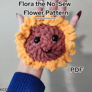 No-Sew Flora the Flower Pattern