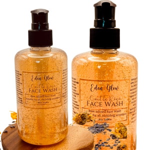 Gentle Rose Face Wash: Vegan Herbal Cleanser