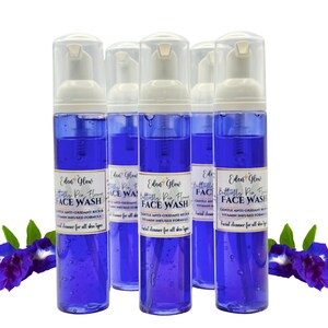 Gentle Foaming Face Wash • Butterfly pea flower facial cleanser • Herb & Vitamin infused