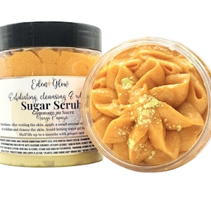 Exfoliating & Cleansing · Whipped Sugar Scrub (Mango-Papaya) · Body Scrub