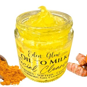 Turmeric Oil to Milk Facial Cleanser: Brightening Sensitive Skin Face Wash
