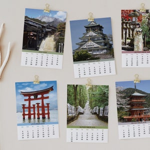 2025 Printable 5x7 Photo Calendar From Japan Instant Download - Etsy