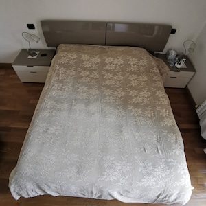 イタリアの祖母 コットンかぎ針編みブランケット 70年代手作り、Coperta all'uncinetto di Cotone fatta a mano da mia Nonna a Fine anni 70