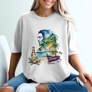 Jamaica One Love Tee Shirt Reggae Music Tropical Island Vibes TShirt Summer Vacation Shirt Gift for Music Lover Rasta Culture Graphic Tee