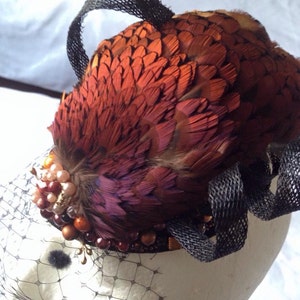 Fascinator Lady Camilla reserved custom order image 1