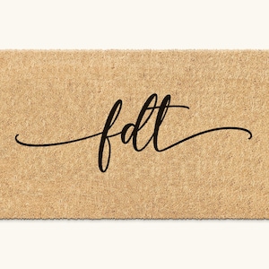 FDT Doormat - Minimalist Anti-Trump Welcome Mat, Progressive Home Decor, Funny Political Gift