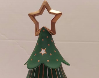 Vintage Partylite Stackable Christmas tree