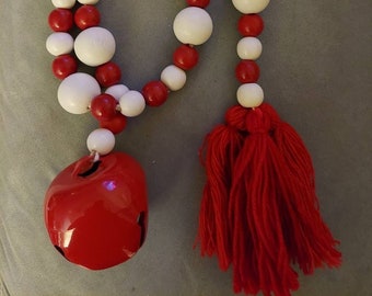 Red Jingle Bell Garland