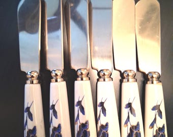Set of 6 Cloisonne Spreaders