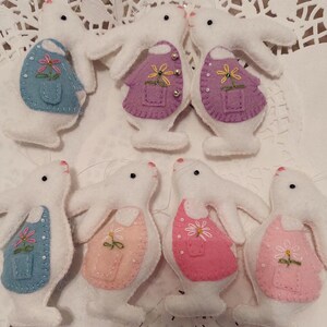 Handmade Rabbit Ornaments