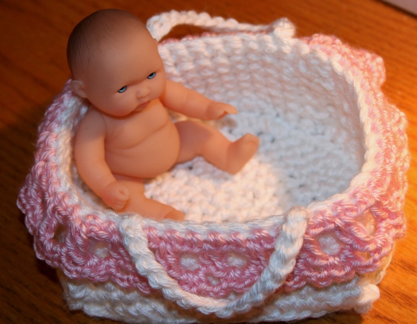 Crochet for Berenguer 5 inch baby doll Pink and White Etsy