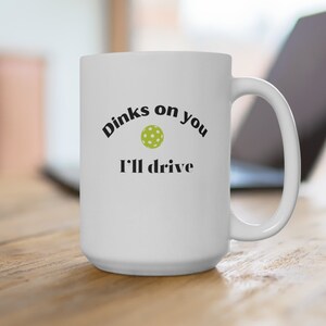 pickleball mug, funny pickleball mug, pickleball mug for Mom, pickleball mug for Dad, gift for grandma, pickleball gift