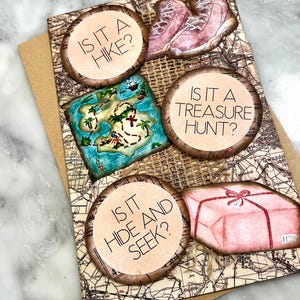 Large Geocaching Birthday Card