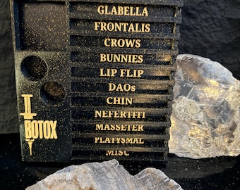 Galaxy Collection™ Neurotoxin Syringe & Vial Combo Tray for Medical Aesthetics | Luxury Injector Organization | Signature Line