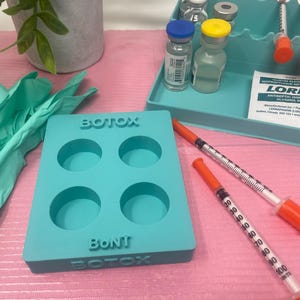 Innovador soporte para viales de bótox, bandeja para bótox, organizador de neurotoxinas para inyectores de enfermeras de estética médica, organizador de spa médico