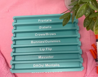 Injectables Syringe Holder Tray, Tox Tray, Medical Spa Esthetician Nurse Injector Syringe Holder Organizer