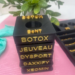 Neurotoxine-injectieflaconhouder voor medische esthetiek, Botox-opberger
