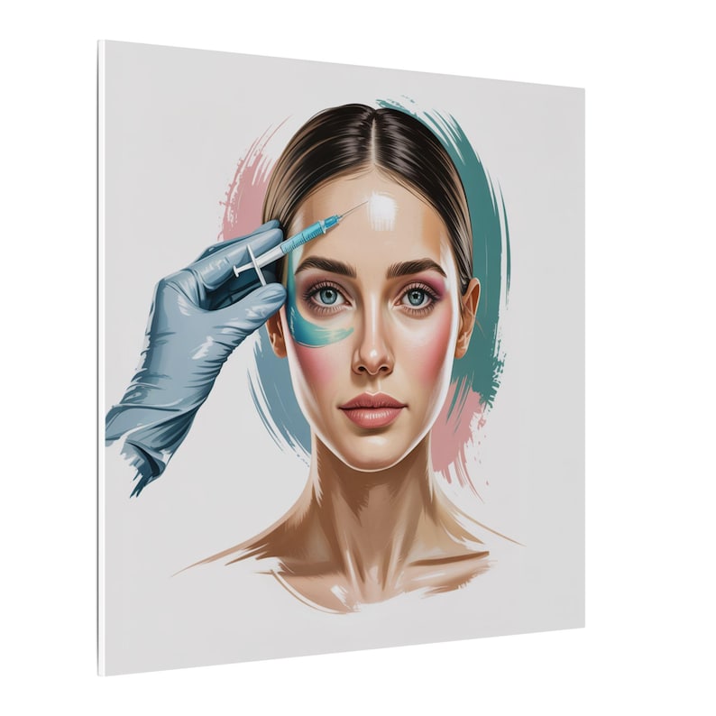 Artistic Expression of Botox Application Canvas Print Medspa Wall Art ...