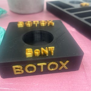 Soporte para viales de botox, bandeja para botox, organizador de neurotoxinas para inyectores de enfermeras de estética médica, organizador de spa médico
