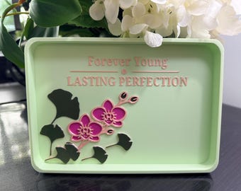 Botanical Luxe Collection ™ Floral ästhetischer Organizer Tablett Set | Krankenschwester Injektor Tablett Set für Botox & Filler, von der Natur inspirierte botanische Tabletts