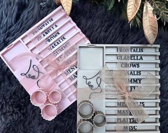 Glamorous Series Botox Syringe Tray, Medical Aesthetics Nurse Injector Neurotoxin Organizer, Medical Spa Organizer