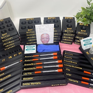 Porte-fioles innovants, porte-seringues, organisateur de neurotoxines pour infirmière médico-esthétique, organisateur de spa médical