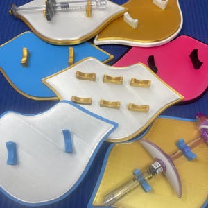 Soporte para jeringas de relleno dérmico personalizado, bandeja para toxinas, inyector para enfermeras esteticistas, caja para neurotoxinas de bótox, soporte para jeringas, organizador para spa médico