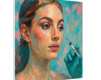 Künstlerischer Leinwanddruck, Wandkunst, Wohndekor, einzigartiges Geschenk, inspirierendes Kunstwerk, modernes Kunststück, Geschenk für Kunstliebhaber