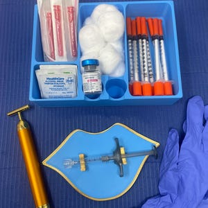 Soporte para jeringas de relleno dérmico personalizado, bandeja para toxinas, inyector para enfermeras esteticistas, caja para neurotoxinas de bótox, soporte para jeringas, organizador para spa médico