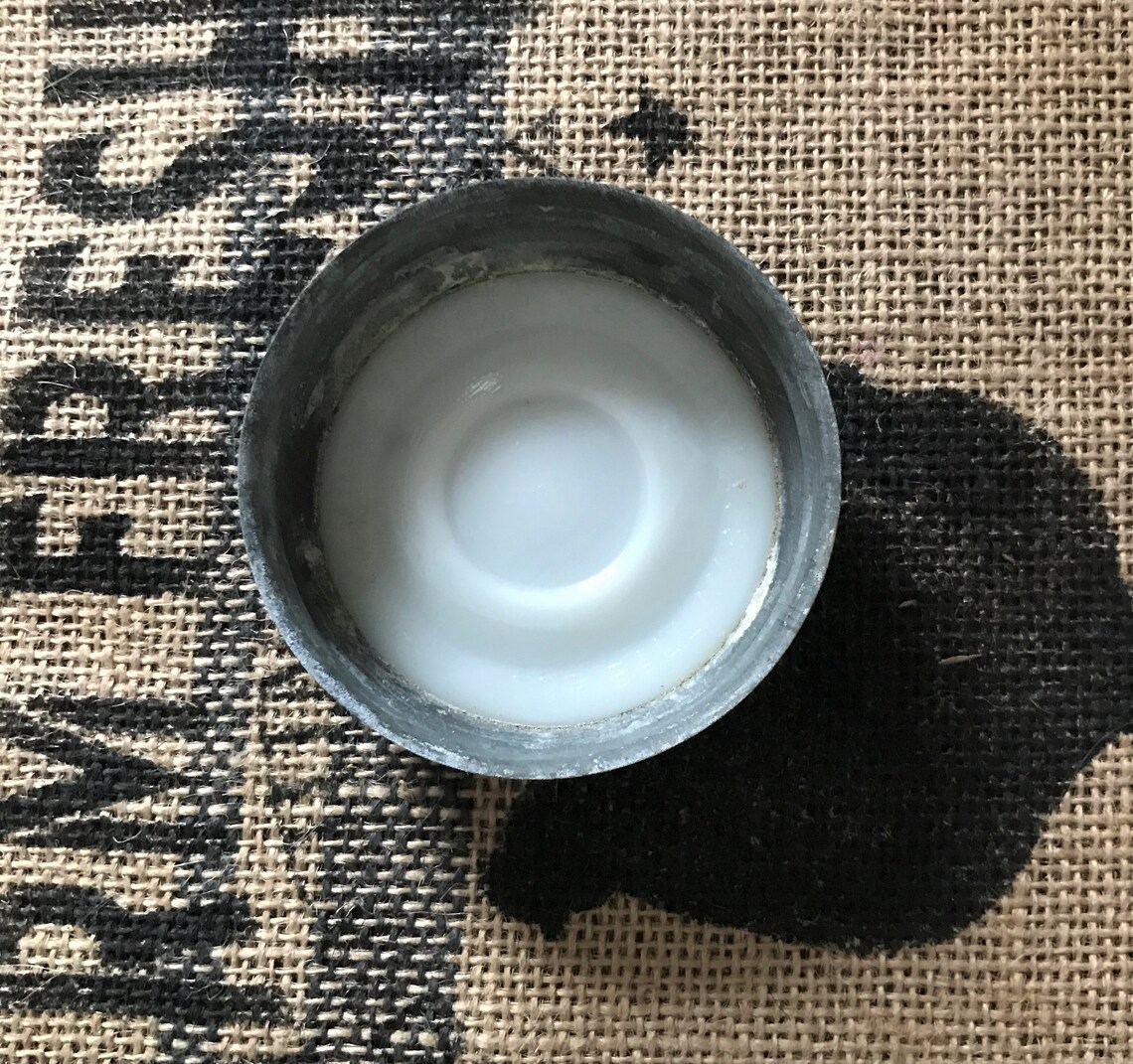 Vintage Oval Glass Jar Rare D86565 With Zinc Lid for Ball Etsy