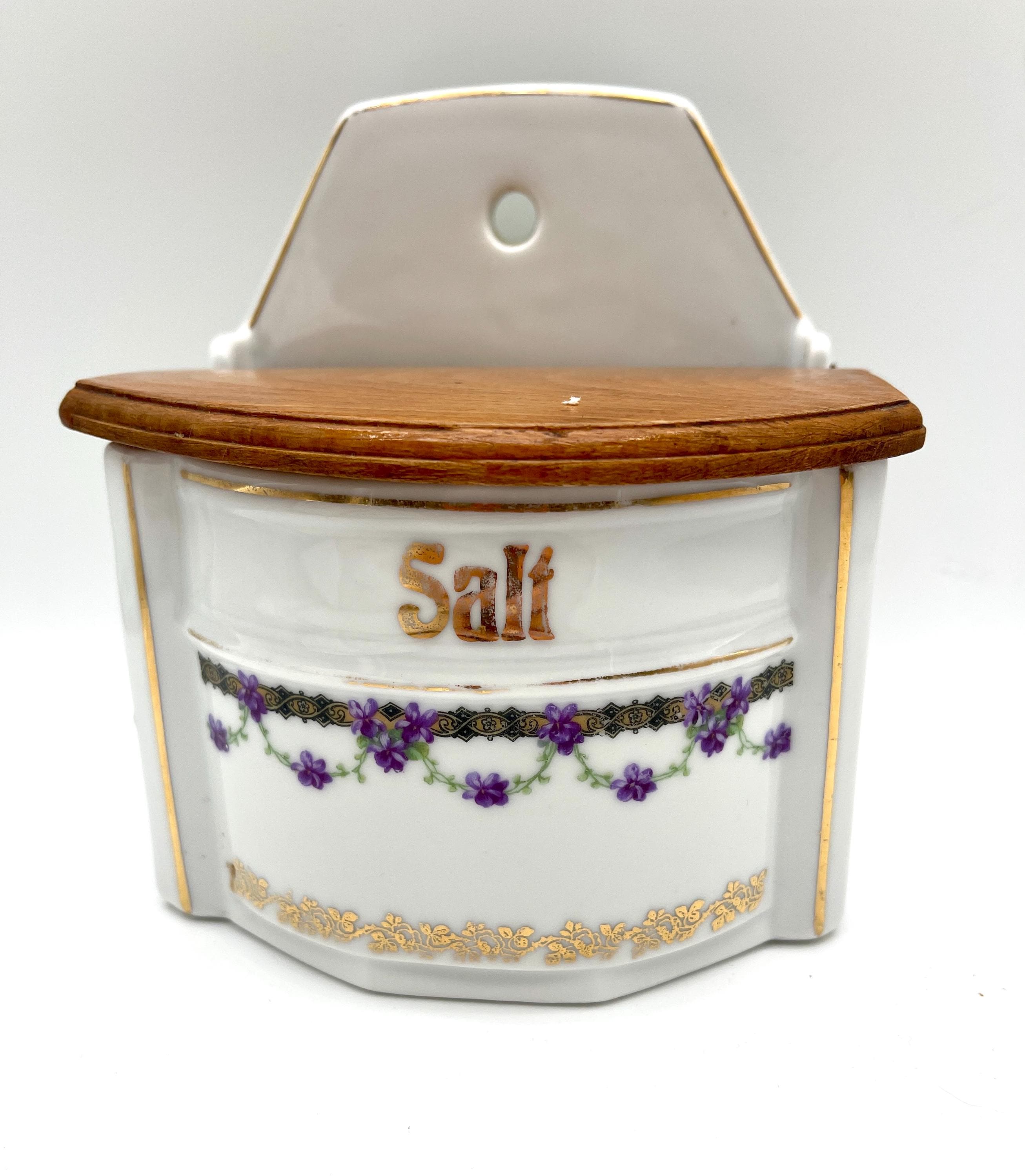 Antique Wooden Salt Box - Etsy