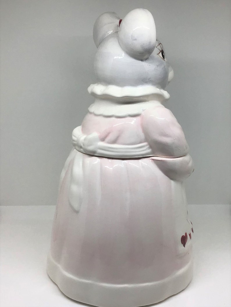 Vintage Mouse Cookie Jar Canister Melinda Mouse Jar by Etsy