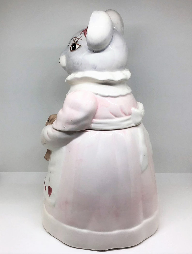 Vintage Mouse Cookie Jar Canister Melinda Mouse Jar by Etsy