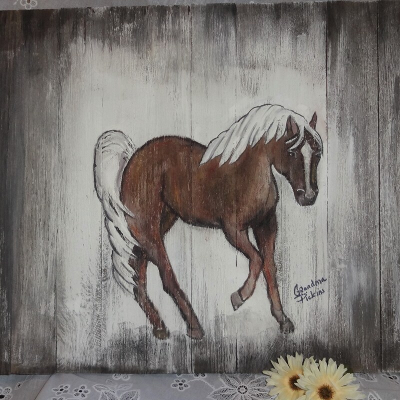 Rustic Horse Design Rustic Horse Art - Etsy