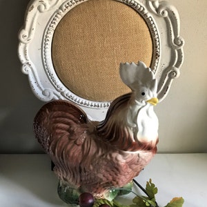 Vintage Marston California Rooster Cookie Jar: Farmhouse Kitchen Decor