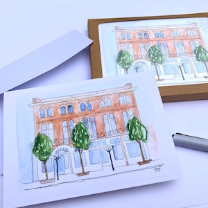 Brookhaven Mississippi Notecards set of 12 watercolor prints