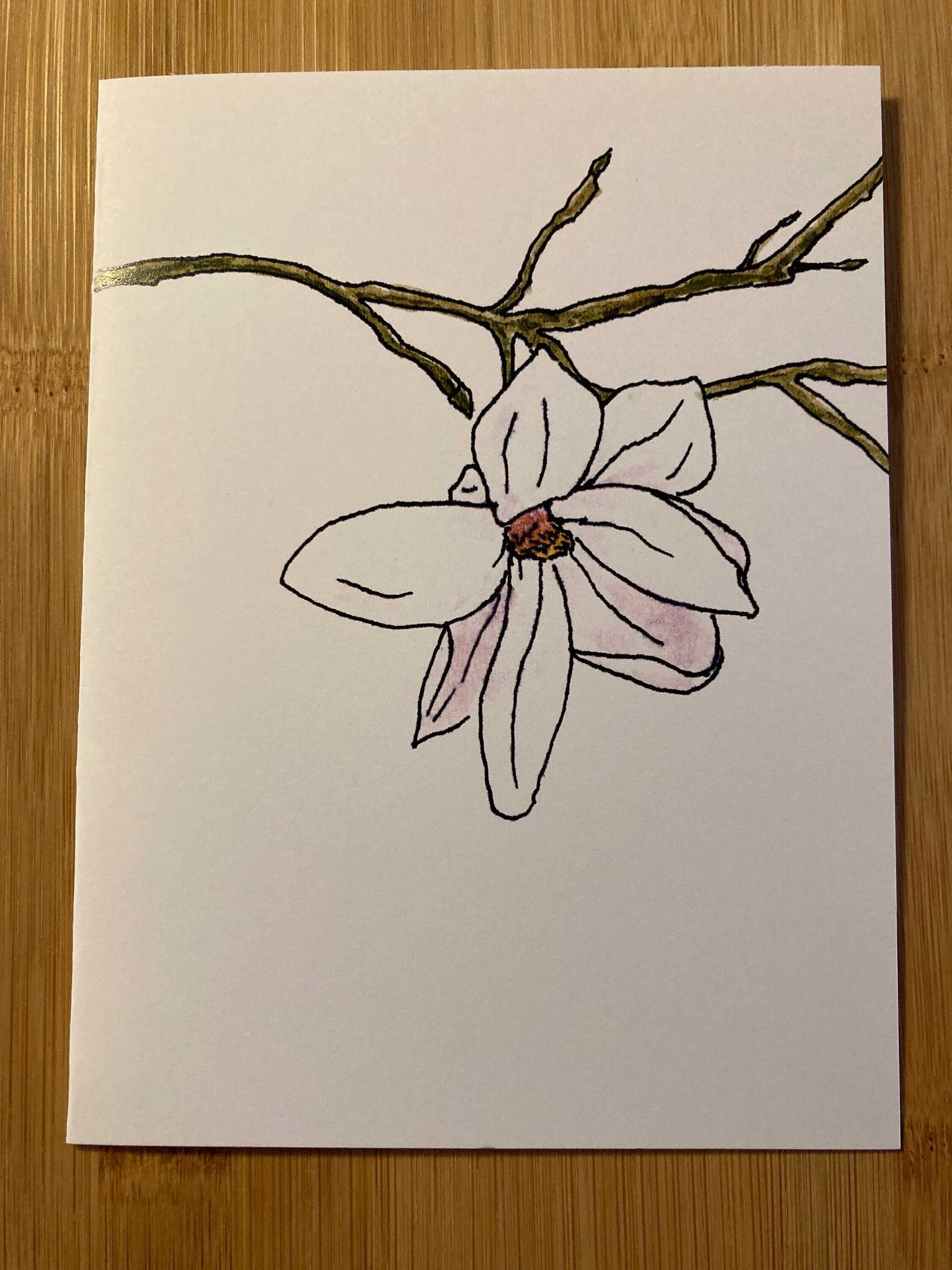 Flower Notecards Set of 8 Watercolor Prints - Etsy