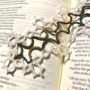 Tatted Bookmark handmade