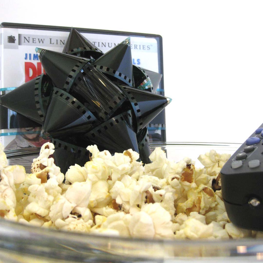 Film Reel Gift Packaging Bows Set of 3 Bows Repurposed Etsy